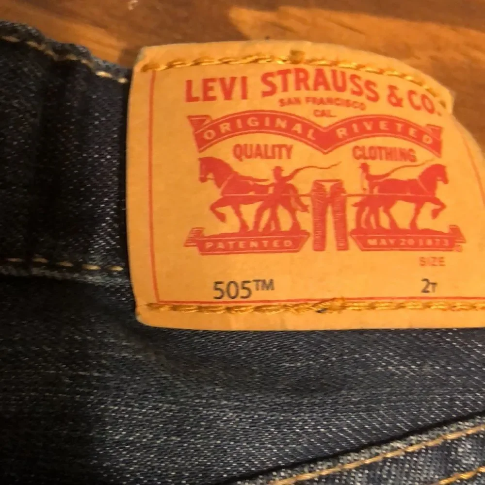 NWOT Levi’s 505 ToddlerJeans Size 2T, Adjustable Waist